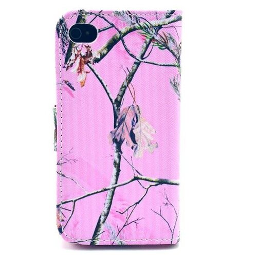 wallet flip stand tpu leren hoesje voor iphone 4 6726998
