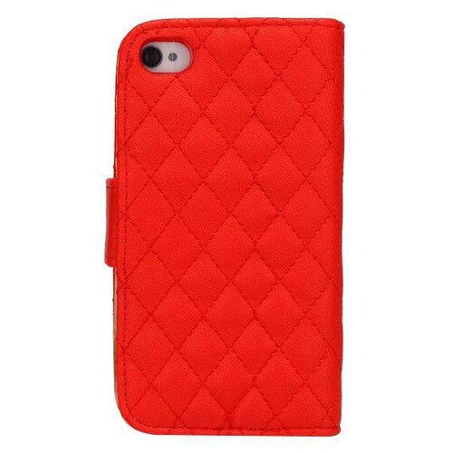 grids wallet bling hartje flip stand leren hoesje 6727008