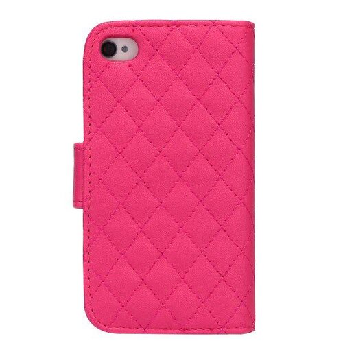 grids wallet bling hartje flip stand leren hoesje 6727027