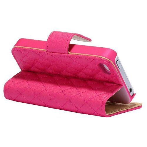 grids wallet bling hartje flip stand leren hoesje 6727027