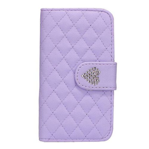 grids wallet bling hartje flip stand leren hoesje 6727031