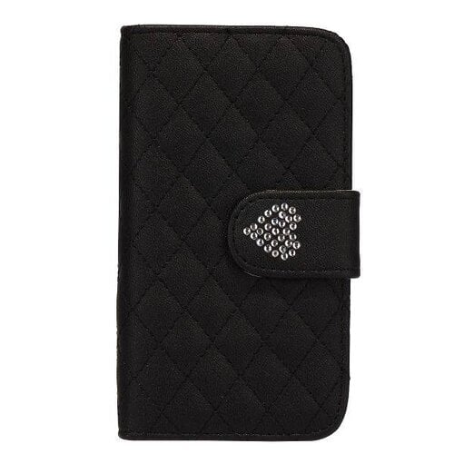 grids wallet bling hartje flip stand leren hoesje 6727037 grids wallet bling hartje flip stand leren hoesje 6727037