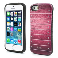 Elegante allround bescherm case iphone 5 Rood