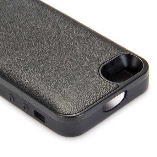 oplaadbare back up batterij leren coated hard pc