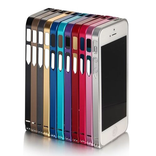 07mm ultra dun aluminium bumper iphone 5 5s hard