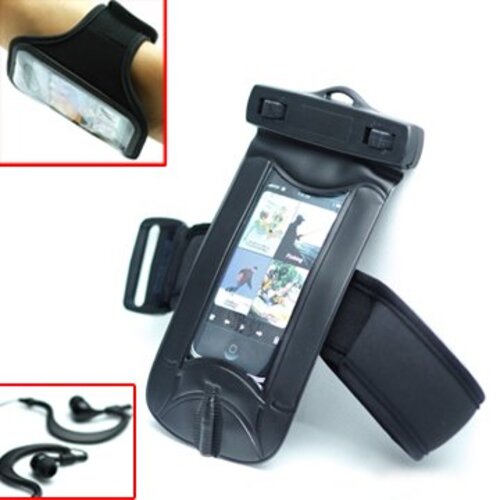 waterbestendig armband case voor iphone 4 4s ipod met waterdichte oortelefoon geel waterbestendig armband case voor iphone 4 4s ipod met waterdichte oortelefoon geel