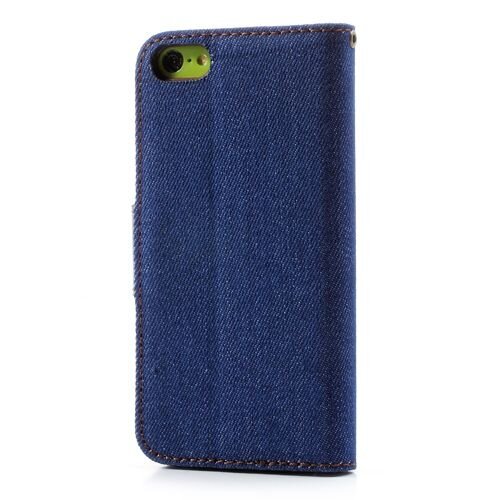 jeans iphone 5c wallet stand case blauw 6759532 jeans iphone 5c wallet stand case blauw 6759532