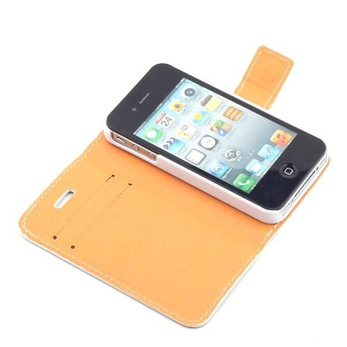 pu leren hoesje voor iphone 4s 4 lip print