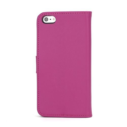 split leren wallet iphone 5 s se donker roze split leren wallet iphone 5 s se donker roze