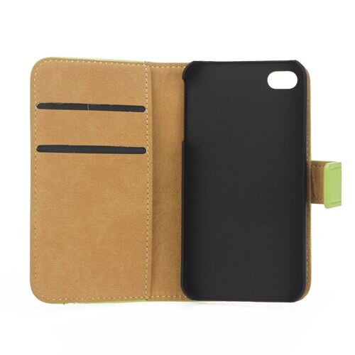 book case iphone 4 4s groen