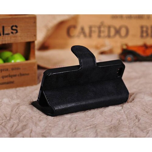 Golden Phoenix golden phoenix split leren wallet iphone 5 s se zwart