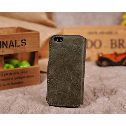 Golden Phoenix golden phoenix split leren wallet iphone 5 s se groen