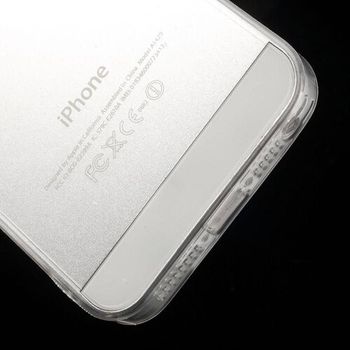 tpu 0 5mm softcase iphone 5 s se transparant