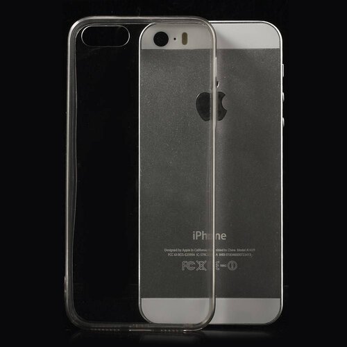TPU 0.5mm Softcase iPhone 5(s)/SE - Grijs TPU 0.5mm Softcase iPhone 5(s)/SE - Grijs