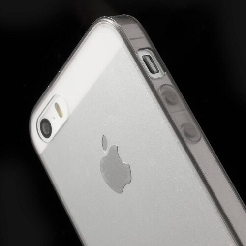 tpu 0 5mm softcase iphone 5 s se grijs