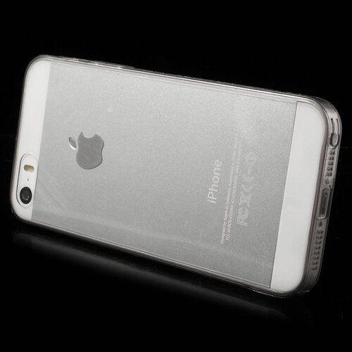 tpu 0 5mm softcase iphone 5 s se grijs