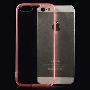 TPU 0.5mm Softcase iPhone 5(s)/SE - Zacht Roze TPU 0.5mm Softcase iPhone 5(s)/SE - Zacht Roze