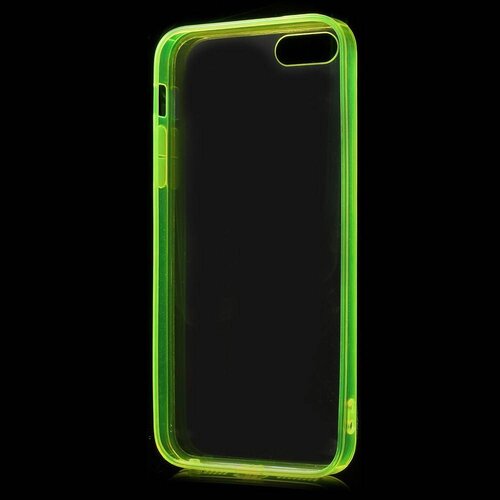 tpu 0 5mm softcase iphone 5 s se neon groen