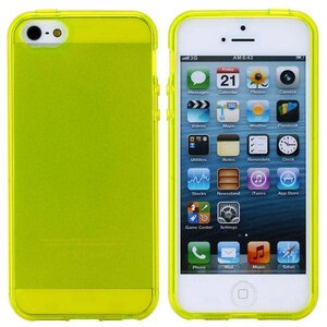 Glossy Geel TPU iPhone 5 Case Glossy Geel TPU iPhone 5 Case
