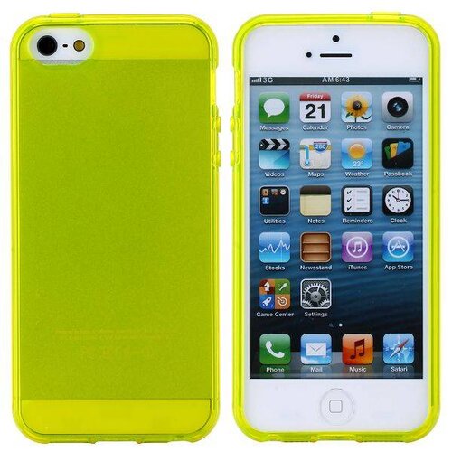 glossy geel tpu iphone 5 case glossy geel tpu iphone 5 case