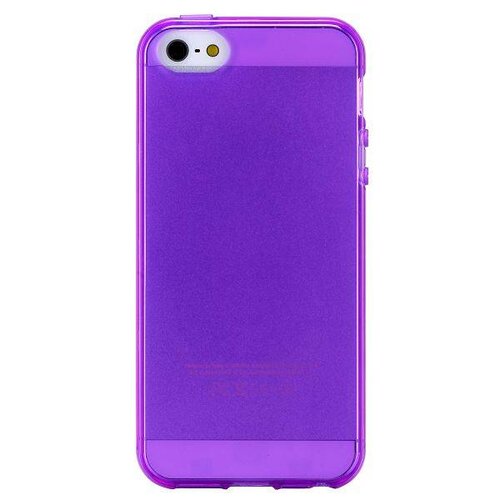 glossy paars tpu iphone 5 case