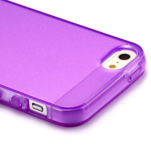 glossy paars tpu iphone 5 case