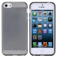 Glossy grijs TPU iPhone 5 Case