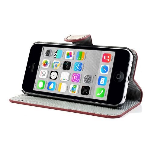pu leren wallet iphone 5c engelse vlag