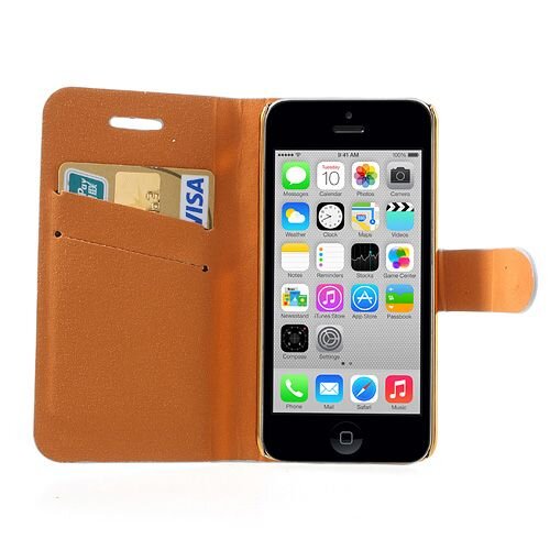 diamant leren hoesje voor iphone 5c 6890709