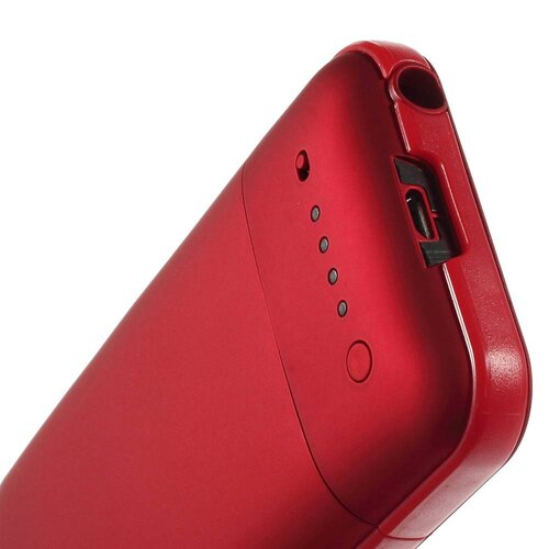1700mah batterijhouder voor de iphone 5 5s rood 1700mah batterijhouder voor de iphone 5 5s rood