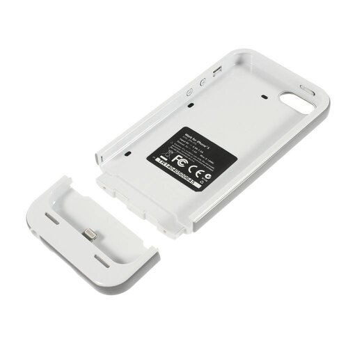 1700mah batterijhouder voor de iphone 5 5s wit