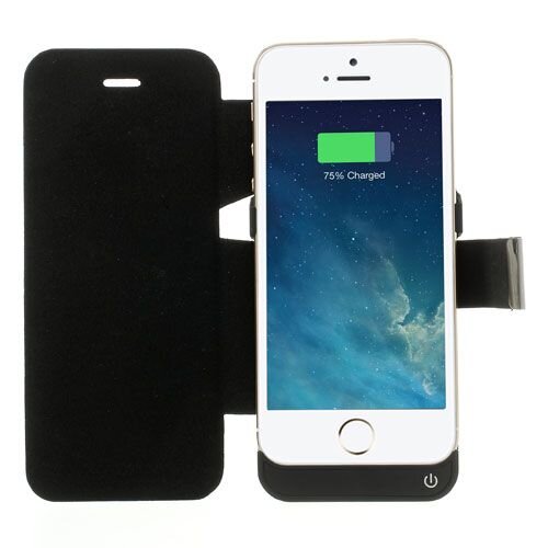 2400mah magnetische leren battery case voor de ip 6890717