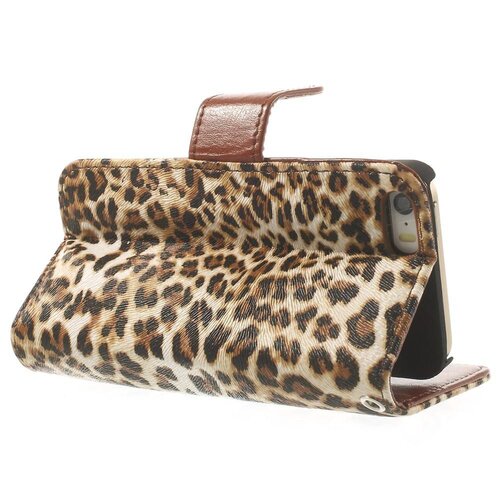 leopard leren wallet case stand voor iphone 5s 5 6931549 leopard leren wallet case stand voor iphone 5s 5 6931549