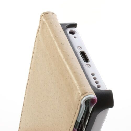 pu leren flipcase iphone 5c vlinder bloemen pu leren flipcase iphone 5c vlinder bloemen