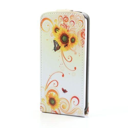 pu leren flipcase iphone 5c zonnebloem pu leren flipcase iphone 5c zonnebloem