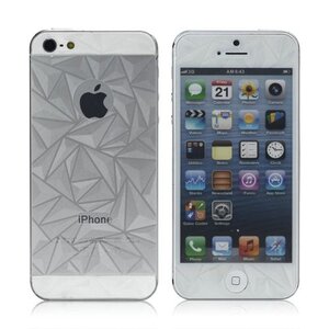 3D Diamanten voor iPhone 5 Voor-en Achter Full Body protector