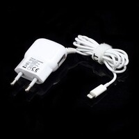 Lightning 8-pin Reislader + USB Poort iPhone - Wit