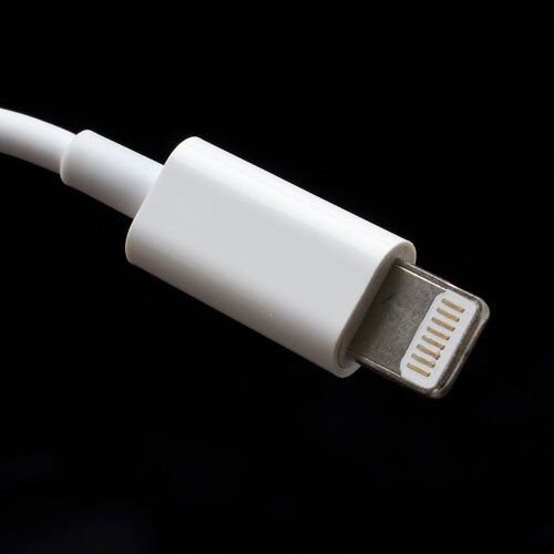 lightning 8 pin reislader usb poort iphone wit