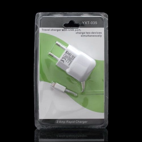 lightning 8 pin reislader usb poort iphone wit