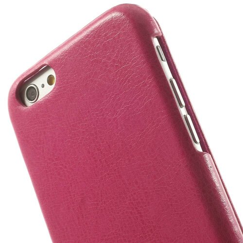 crazy horse pu leren flipcase iphone 6 s roze crazy horse pu leren flipcase iphone 6 s roze