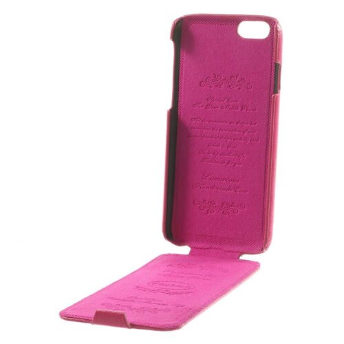 crazy horse pu leren flipcase iphone 6 s roze crazy horse pu leren flipcase iphone 6 s roze
