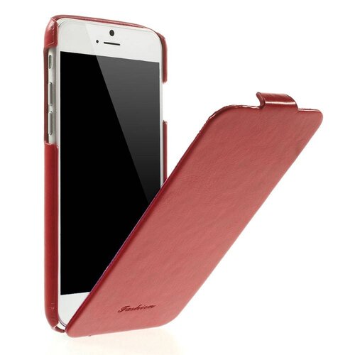 PU Leren Flipcase iPhone 6(s) - Rood