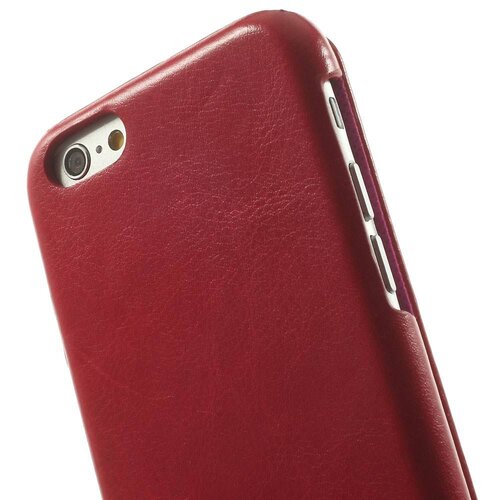 crazy horse pu leren flipcase iphone 6 s rood crazy horse pu leren flipcase iphone 6 s rood