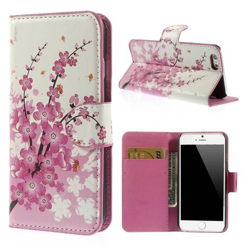 pu leren wallet iphone 6 s pruim bloesem pu leren wallet iphone 6 s pruim bloesem