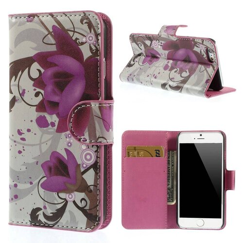 pu leren wallet iphone 6 s elegante lotus pu leren wallet iphone 6 s elegante lotus