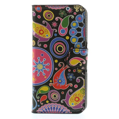 pu leren wallet iphone 6 s 60s fleurig pu leren wallet iphone 6 s 60s fleurig