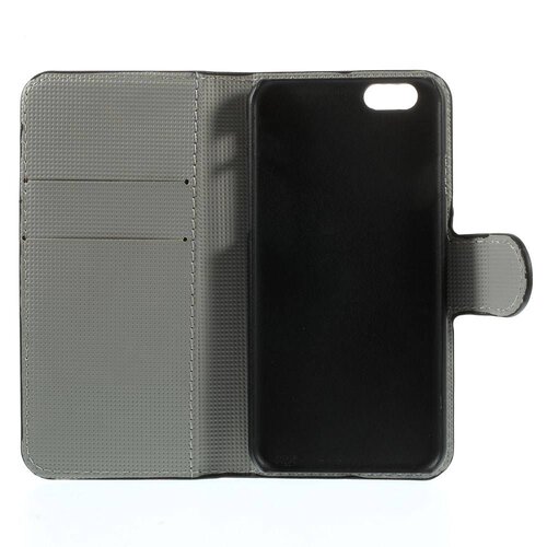 pu leren wallet iphone 6 s 60s fleurig pu leren wallet iphone 6 s 60s fleurig