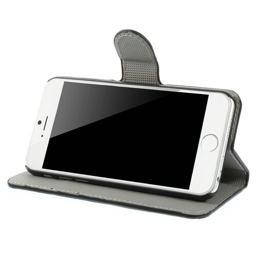 pu leren wallet iphone 6 s 60s fleurig pu leren wallet iphone 6 s 60s fleurig