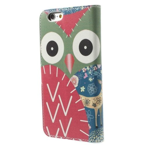 pu leren wallet iphone 6 s vlinders wit