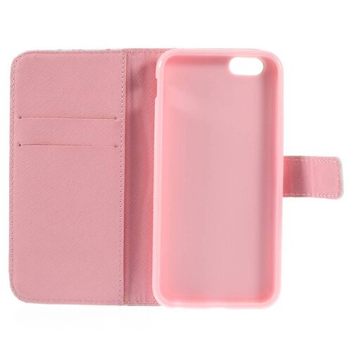 pu leren rhinestone wallet iphone 6 s blauwe lotus pu leren rhinestone wallet iphone 6 s blauwe lotus